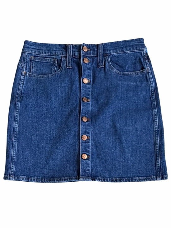 Madewell Dresses & Skirts - Madewell Indigo Button-Front Denim Mini Skirt